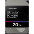 Жесткий диск HDD WD SAS Server 20Tb Ultrastar DC HC555 7200 12Gb/s 512MB 0B47749 with clips 12pc/box (replacement WUH722020BL5204)