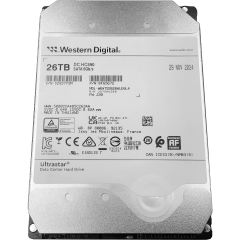 Жесткий диск HDD WD SATA3 Server 26Tb Ultrastar DC HC590 7200 6Gb/s 512MB (replacement ST24000NM002H, MG11ACA24TE, WUH722424ALE6L4, WUH722424ALE604, WUH722624ALE6L4, WD241KRYZ)