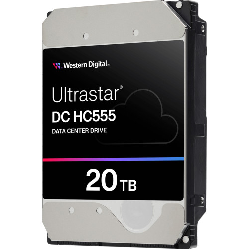 Жесткий диск HDD WD SAS Server 20Tb Ultrastar DC HC555 7200 12Gb/s 512MB 0B47749 with clips 12pc/box (replacement WUH722020BL5204)
