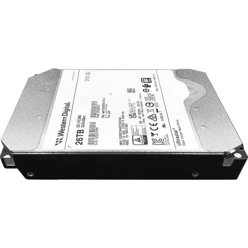 Жесткий диск HDD WD SATA3 Server 26Tb Ultrastar DC HC590 7200 6Gb/s 512MB (replacement ST24000NM002H, MG11ACA24TE, WUH722424ALE6L4, WUH722424ALE604, WUH722624ALE6L4, WD241KRYZ)