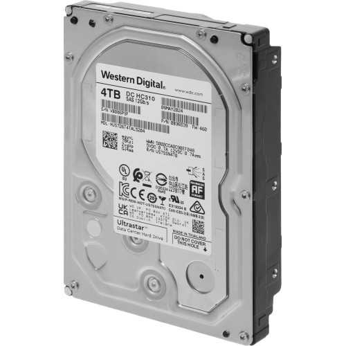 Жесткий диск WD SAS 3.0 4Tb 0B36048 HUS726T4TAL5204 Ultrastar DC HC310 (7200rpm) 256Mb 3.5" 