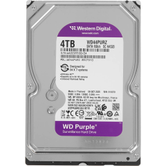 Жесткий диск HDD WD SATA3 4TB Purple Surveillancer 5400 RPM 128Mb (replacement WD43PURZ)