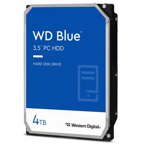 Жесткий диск WD 4TB Blue, SATA III, 3.5" 