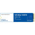 Твердотельный накопитель WD SSD Blue SN570 NVMe, 250GB, M.2(22x80mm), NVMe, PCIe 3.0 x4, 3D TLC, R/W 3300/1200MB/s, IOPs 190 000/210 000, TBW 150, DWPD 0.3 (12 мес.)