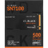 Твердотельный накопитель WD SSD Black SN7100, 500GB, M.2(22x80mm), NVMe, PCIe 4.0 x4, TLC, R/W 6800/5800MB/s, TBW 300, DWPD 0.3 (12 мес.)