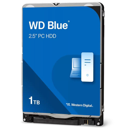 Жесткий диск WD SATA-III 1Tb WD10SPZX Notebook Blue (5400rpm) 128Mb 2.5" 