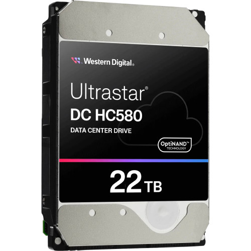 Жесткий диск HDD WD SATA Server 22Tb Ultrastar DC HC580 7200 6Gb/s 512MB (replacement MG10AFA22TE, MG10ACA20TE, WUH722020CLE604, WUH722020BLE604, WUH722020BLE6L4)