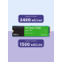 Твердотельный накопитель WD SSD Green SN350 NVMe, 250GB, M.2(22x80mm), NVMe, PCIe 3.0 x4, 3D TLC, R/W 2400/900MB/s, IOPs 160 000/150 000, TBW 40, DWPD 0.3 (12 мес.)